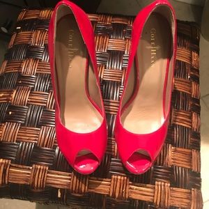 Cole Haan peep toe shoes